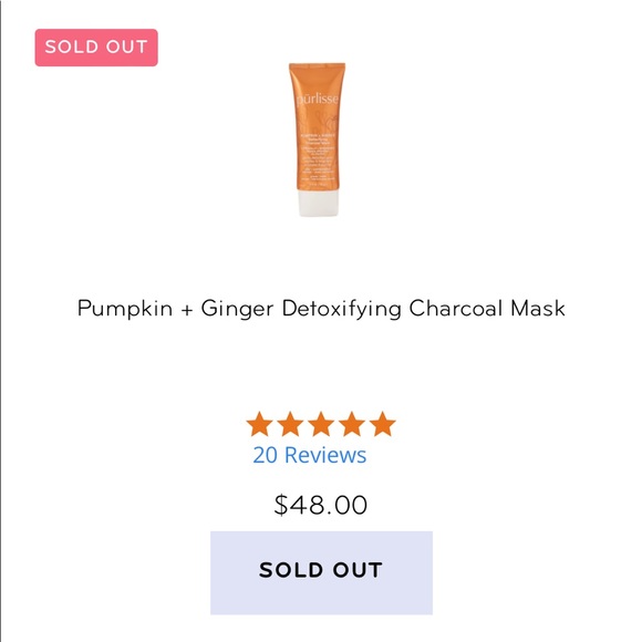 NIB Pūrlisse Pumpkin + Ginger Detoxifying Charcoal Mask - Picture 9 of 9